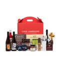 Lote de Navidad Río Eume 2026 de Casa Canducho, en caja roja de Casa Canducho, con todos sus productos