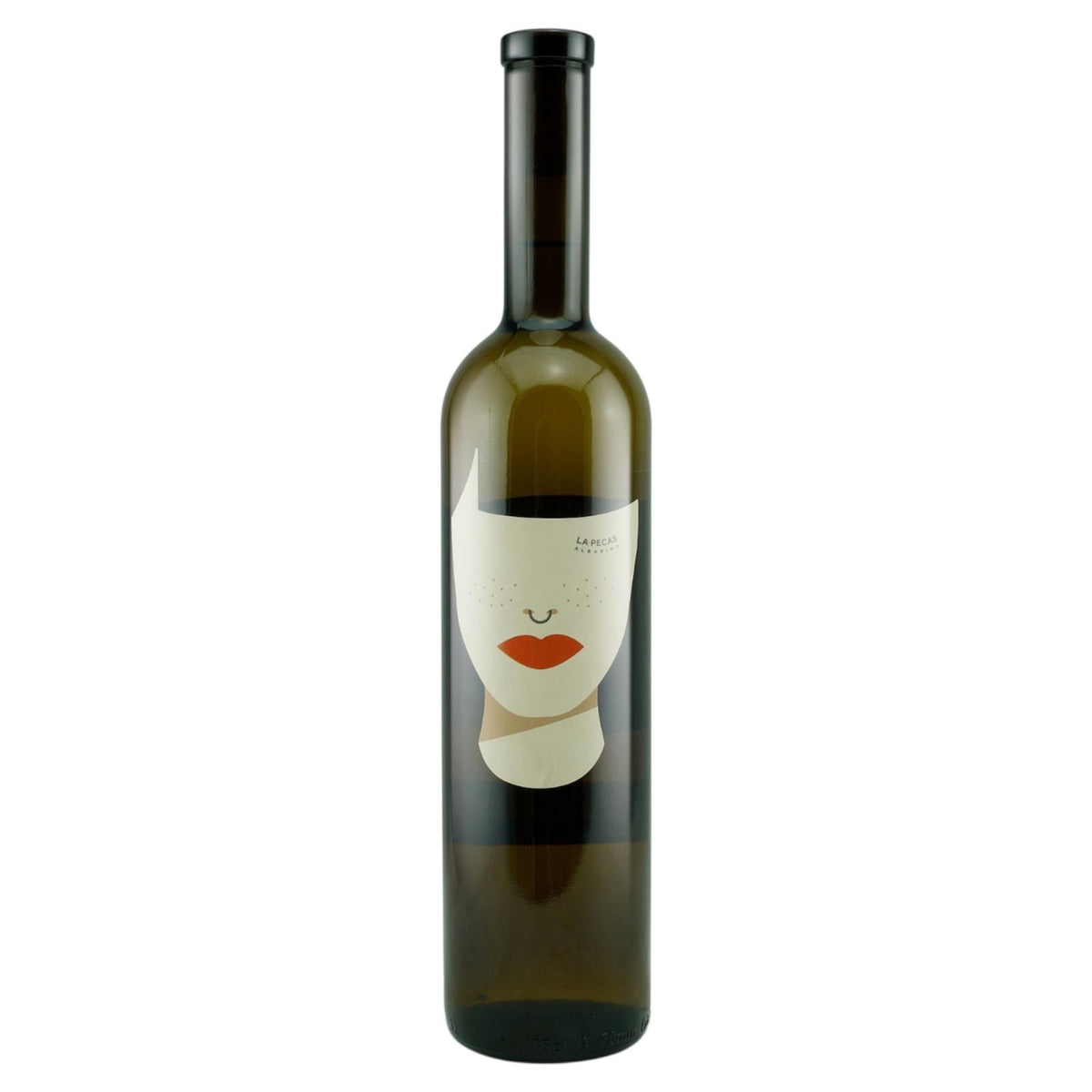 Botella de vino albariño La Pecas de Casa Canducho, vino gallego